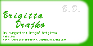 brigitta drajko business card