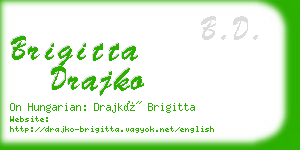 brigitta drajko business card